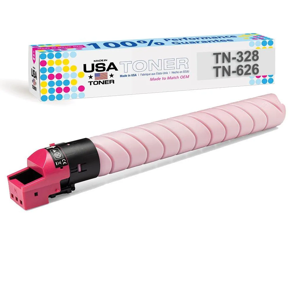 MADE IN USA TONER MADE IN USA TONER TN-626Y Yellow toner cartridge for bizhub C250i C300i C360i C450i C550i C650i 24000 pages — product photo