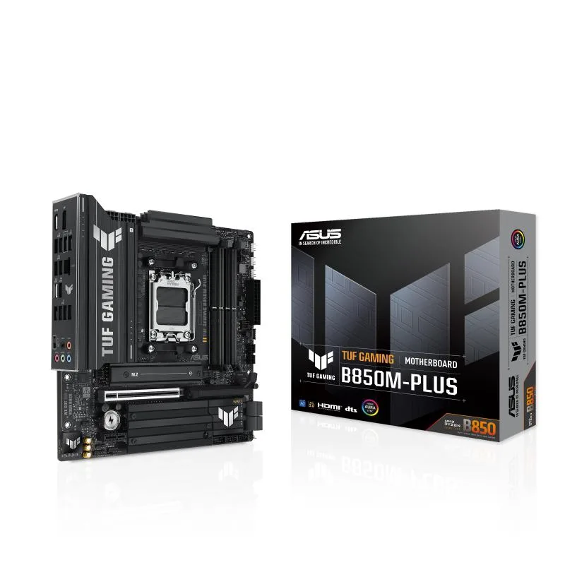 ASUS ASUS TUF GAMING B850M-PLUS AMD motherboard AM5 DDR5 mATX WiFi 6E — product photo