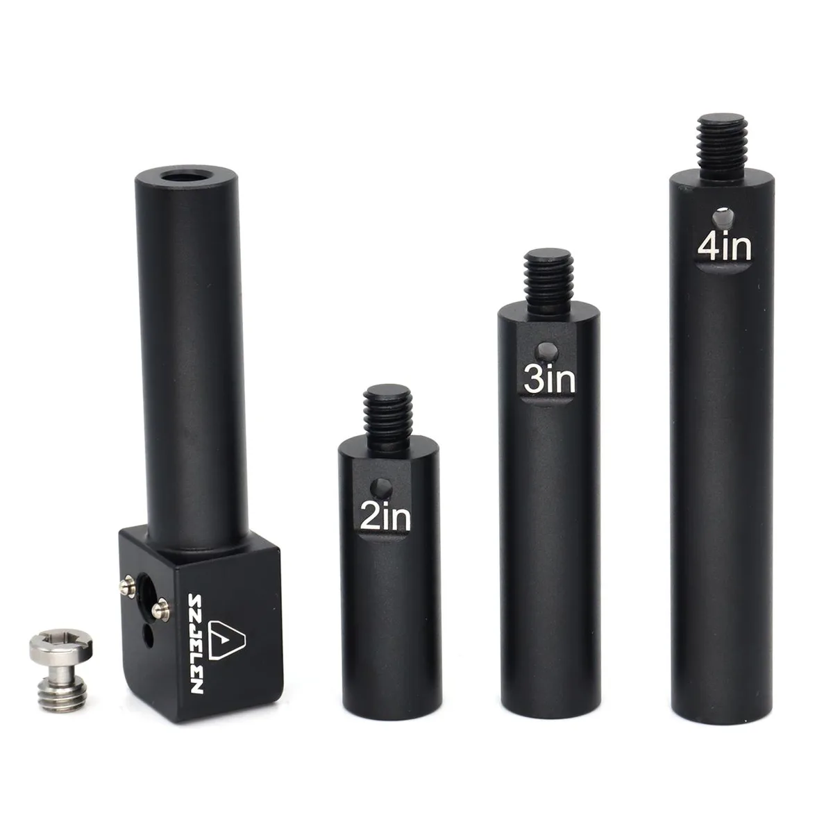 SZJELEN SZJELEN 19mm Pole Mounting Bracket 4 Sections Black — product photo