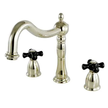 KINGSTON BRASS KINGSTON BRASS KS1342PKX Roman tub faucet part, polished brass, deck mount — product photo