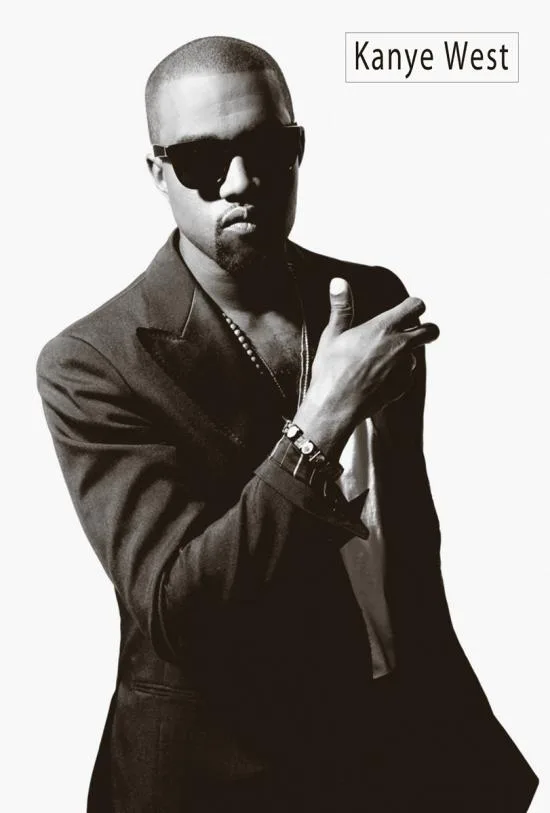 Posterazzi XPS1065 Kanye West portrait poster 24 x 36 inches
