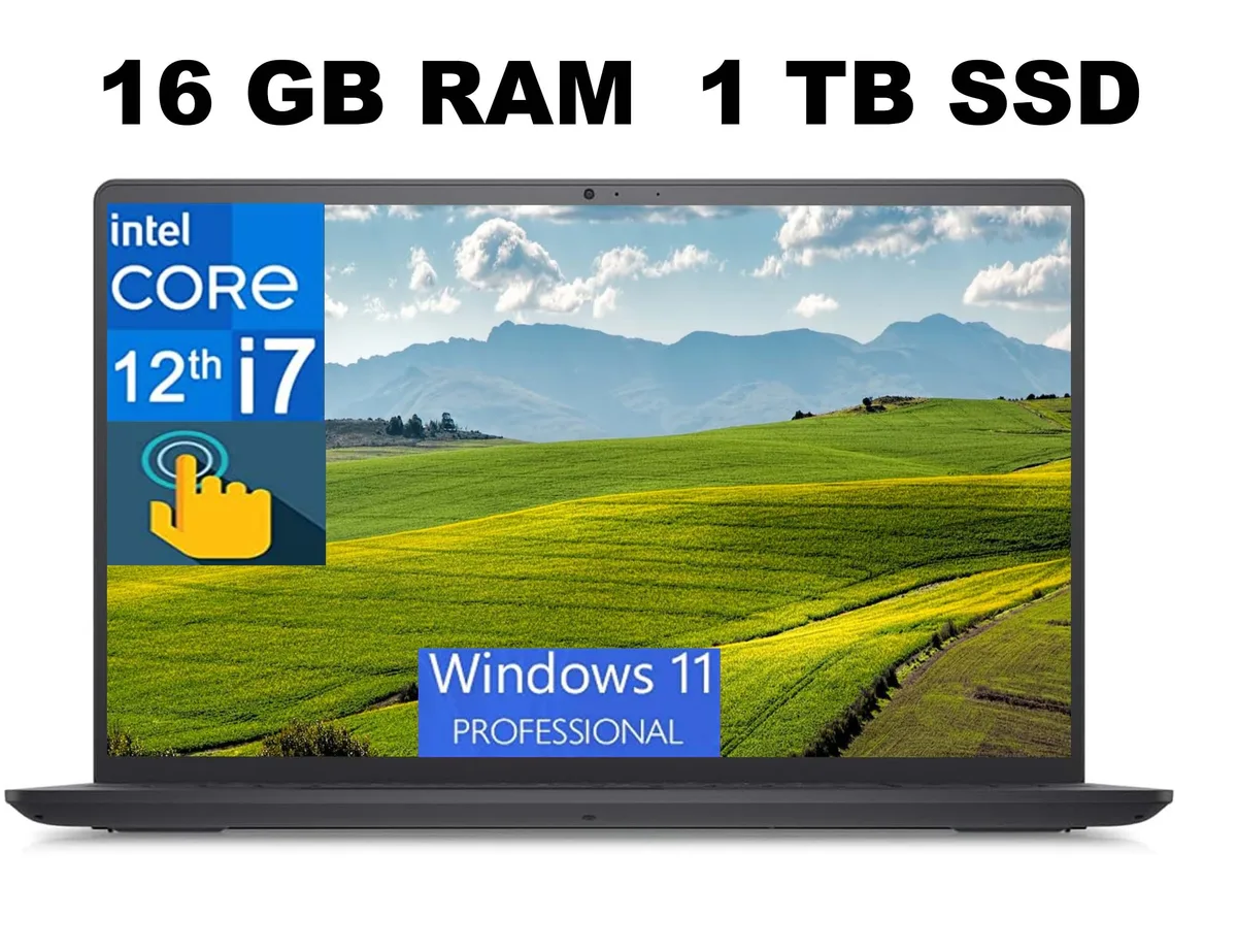 DELL DELL Inspiron 3520 15 laptop i7-1255U 16GB 1TB PCIe SSD Touchscreen — product photo