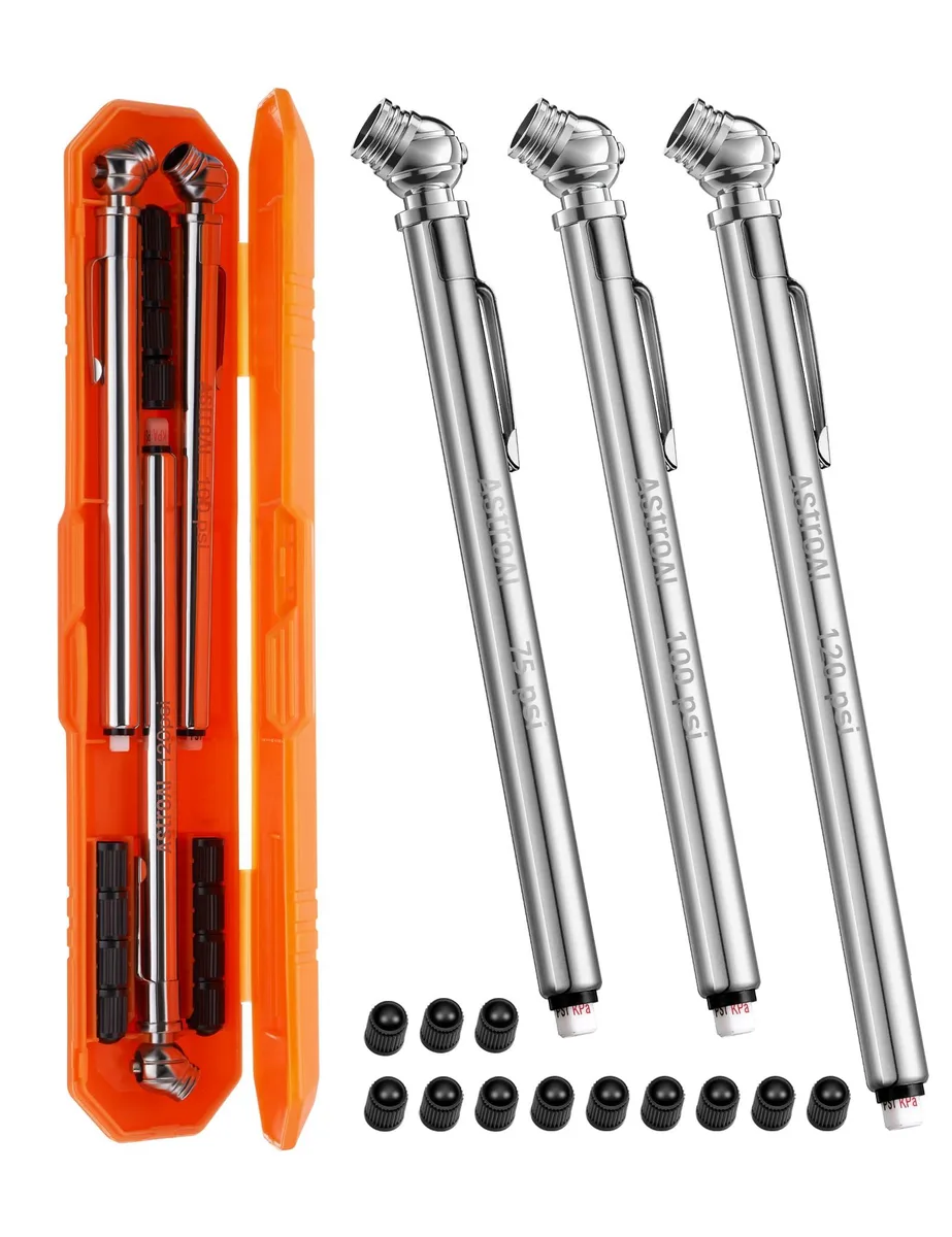 KEHIPI KEHIPI Pencil Tire Pressure Gauge 10-75 PSI 100 PSI 120 PSI — product photo