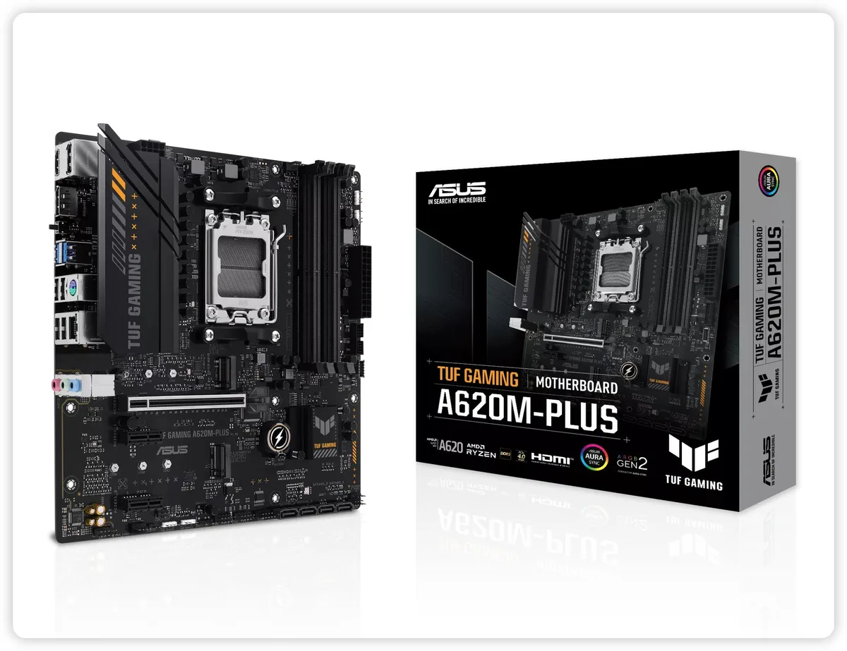 ASUS ASUS TUF GAMING A620M-PLUS AMD motherboard — product photo
