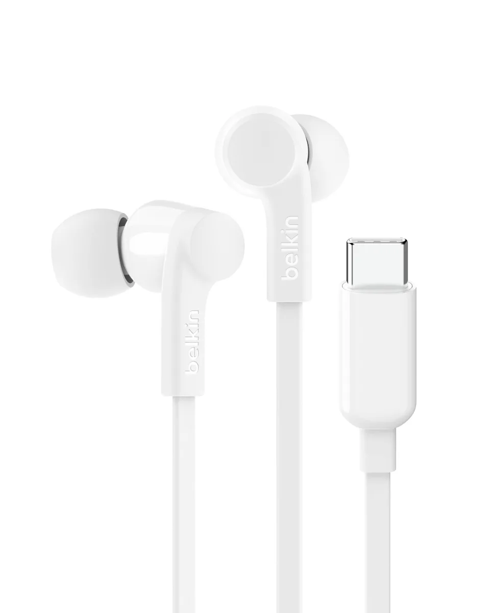  Belkin SoundForm USB-C Wired Earbuds White G3H0002fqWHV2 — product photo