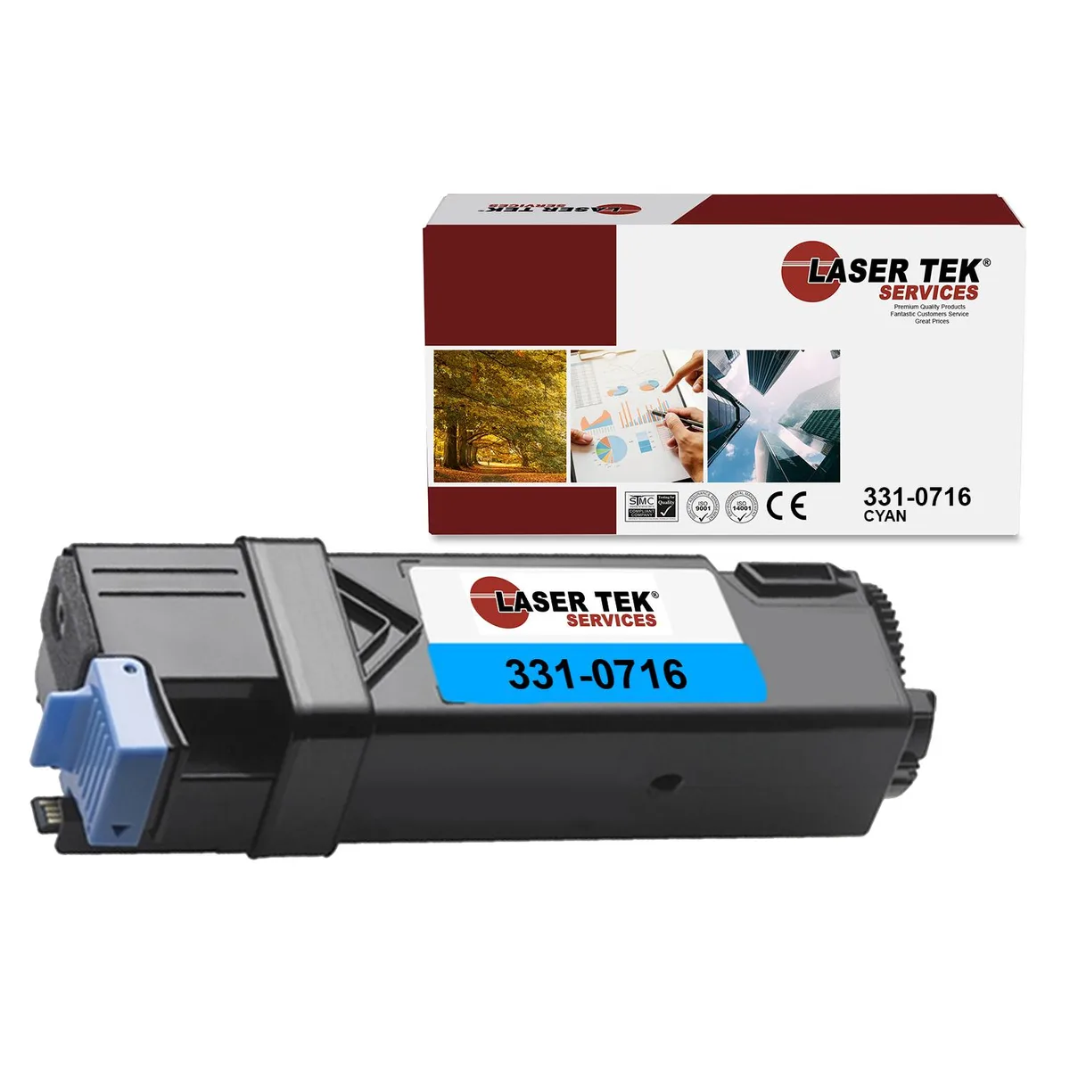 Laser Tek Services Laser Tek Services 2150 Cyan Toner Cartridge 331-0716 2500 pages — product photo