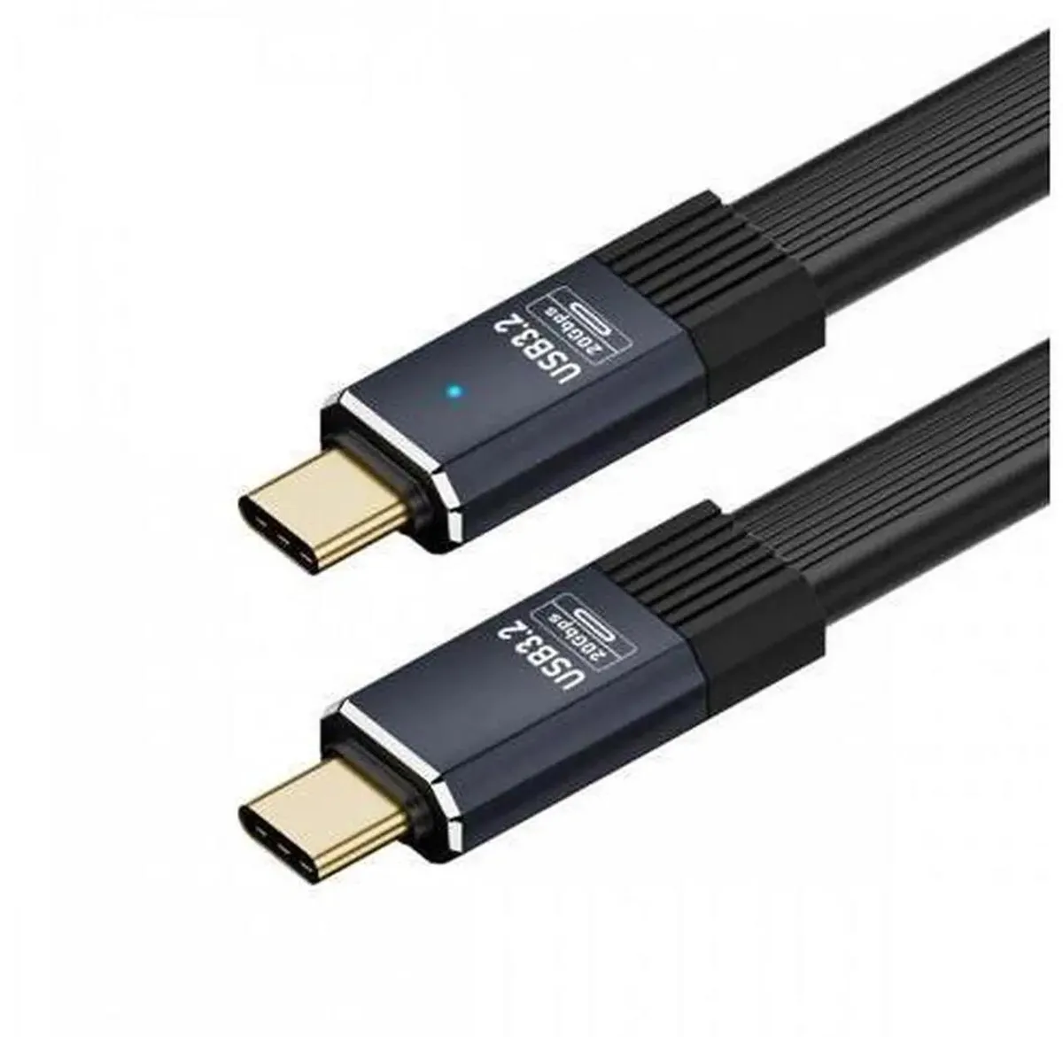 SMUGDESK SMUGDESK 0.5M USB4 Flat Slim FPC Cable 20Gbps 100W PD 8K@60Hz — product photo