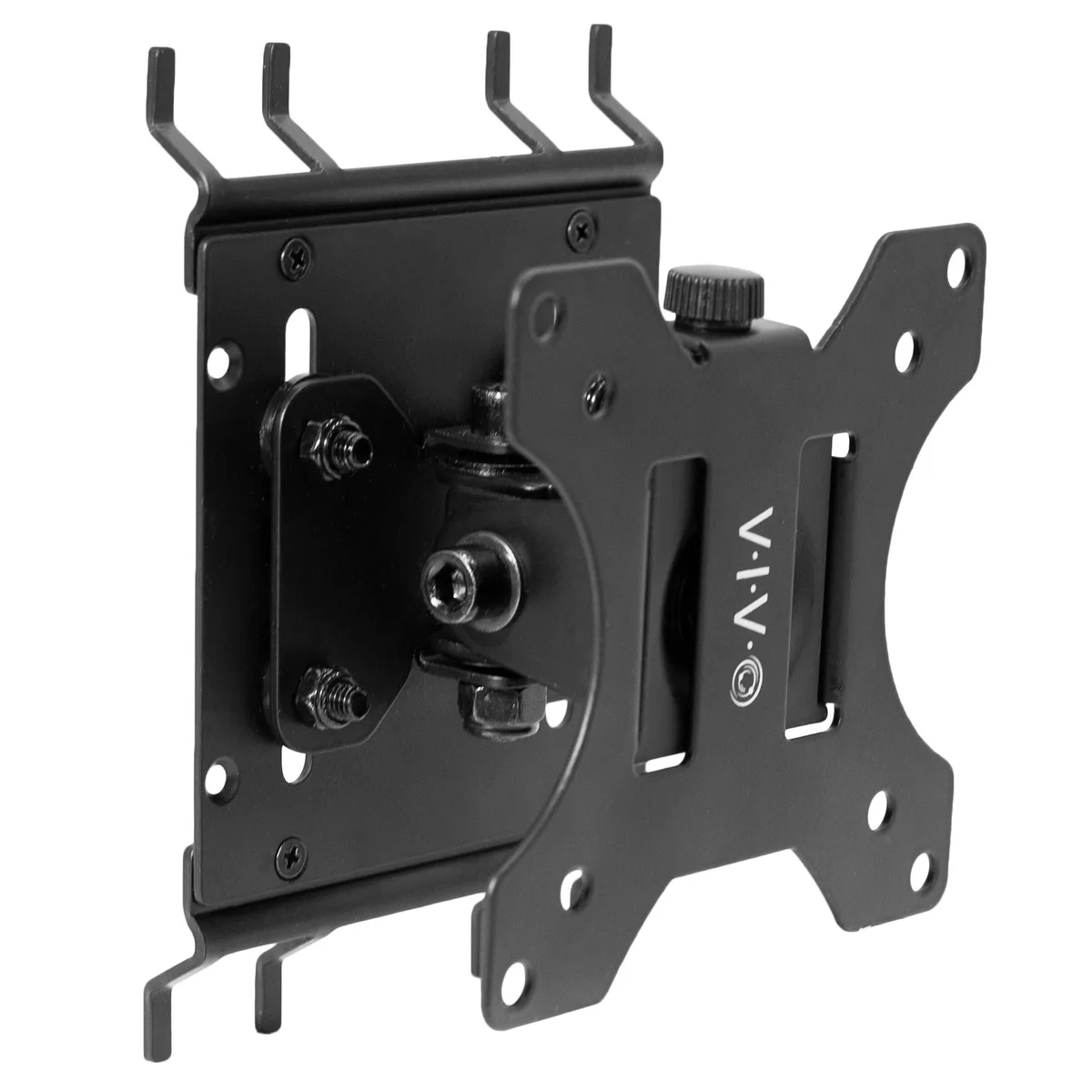 VIVO VIVO Single Monitor Pegboard Panel Mount 32" 17.6 lbs VESA 75 100mm Black Steel — product photo