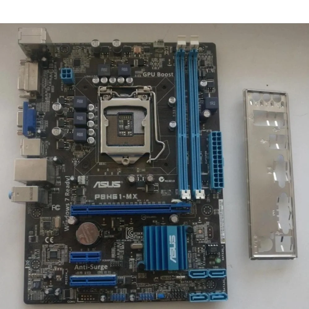 ASUS ASUS P8H61-MX Intel H61 LGA 1155 DDR3 16GB Micro ATX motherboard — product photo