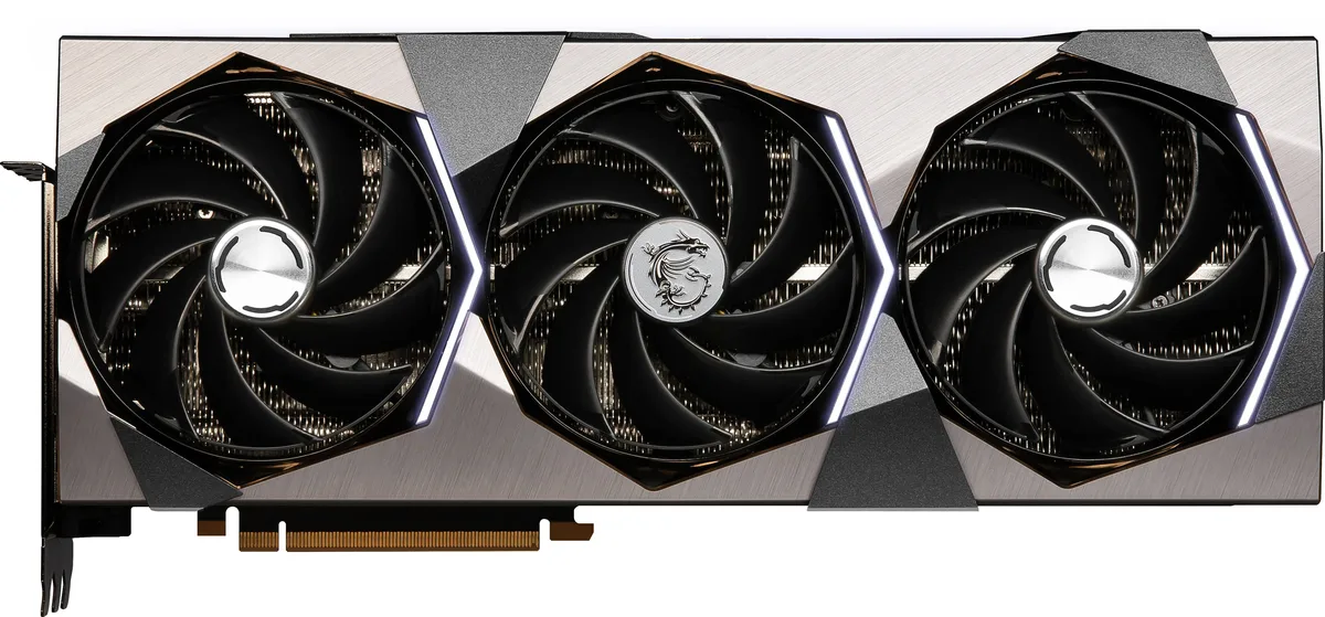 MSI MSI RTX 4080 16GB SUPRIM X graphics card — product photo