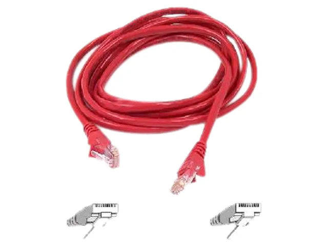 Belkin Belkin A3L980-30-RED-S 30 ft Cat 6 network ethernet cable — product photo