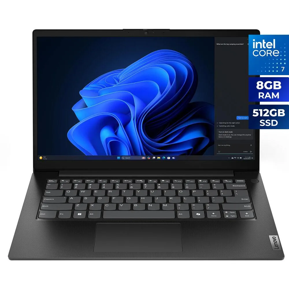 Lenovo Lenovo V14 Gen 5 83HDA06FUS laptop Core 7 240H 8GB 512GB 14 — product photo