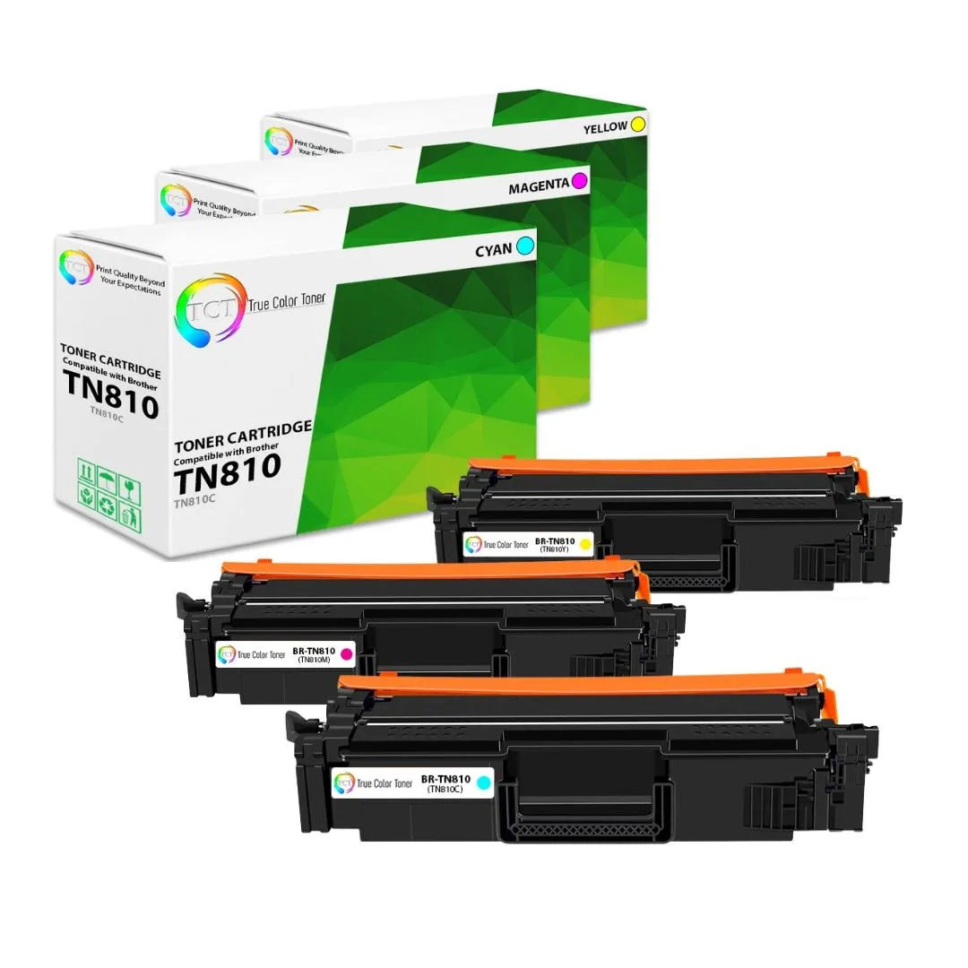 True Color Toner True Color Toner TN810 3-colour toner cartridge 3 pack 6500 pages — product photo