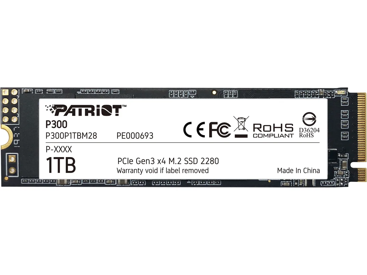 Patriot Memory Patriot Memory P300P1TBM28 1TB M.2 2280 internal SSD — product photo