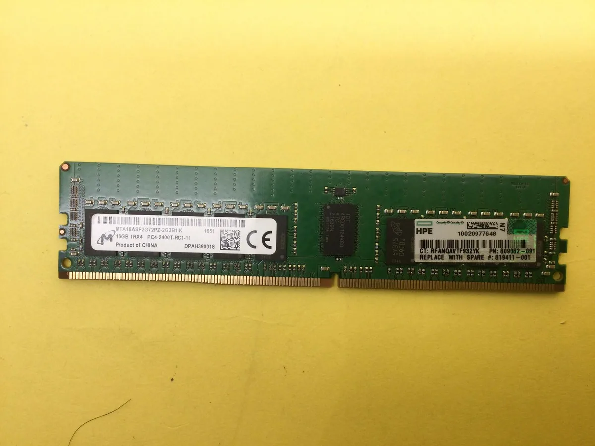 HPE HPE 819411-001 16 GB DDR4 2400 MHz 288-pin DIMM backup drive — product photo