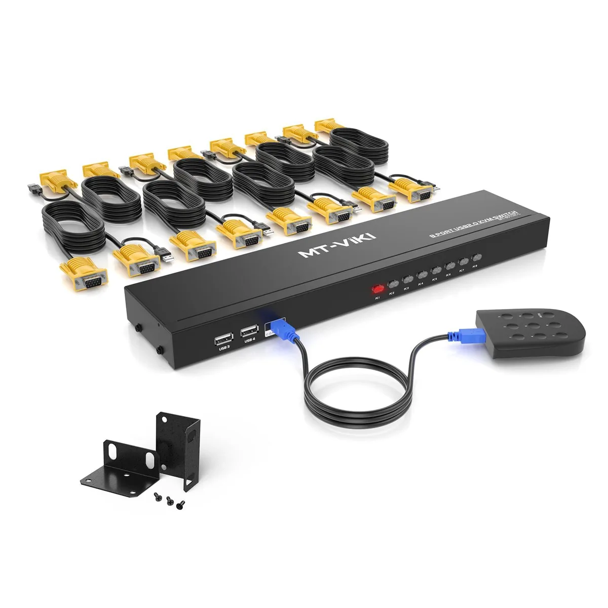  TRENDnet VC-801UK-L 8 Port USB VGA KVM Switch — product photo