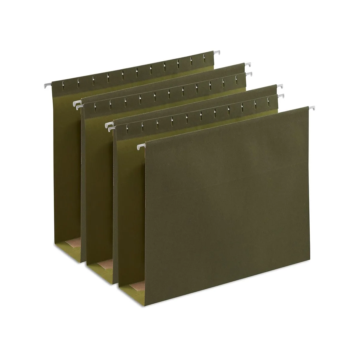 Pendaflex Essentials Pendaflex Essentials 421013RED Interior File Folders 1/3 Cut Red 100/Box — product photo