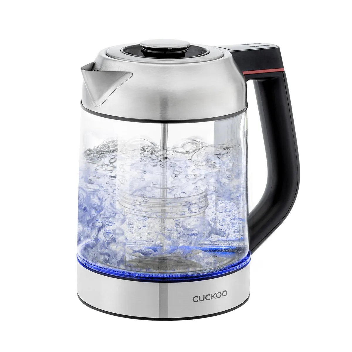  CUCKOO CK-G170BS 1.7L Glass Electric Kettle with Tea Infuser — product photo