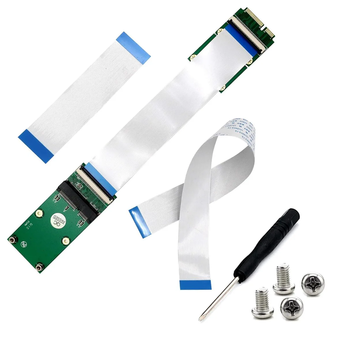 Fervit Fervit Mini PCI-E Express mSATA Extension Cable Hard Drive Adapter — product photo