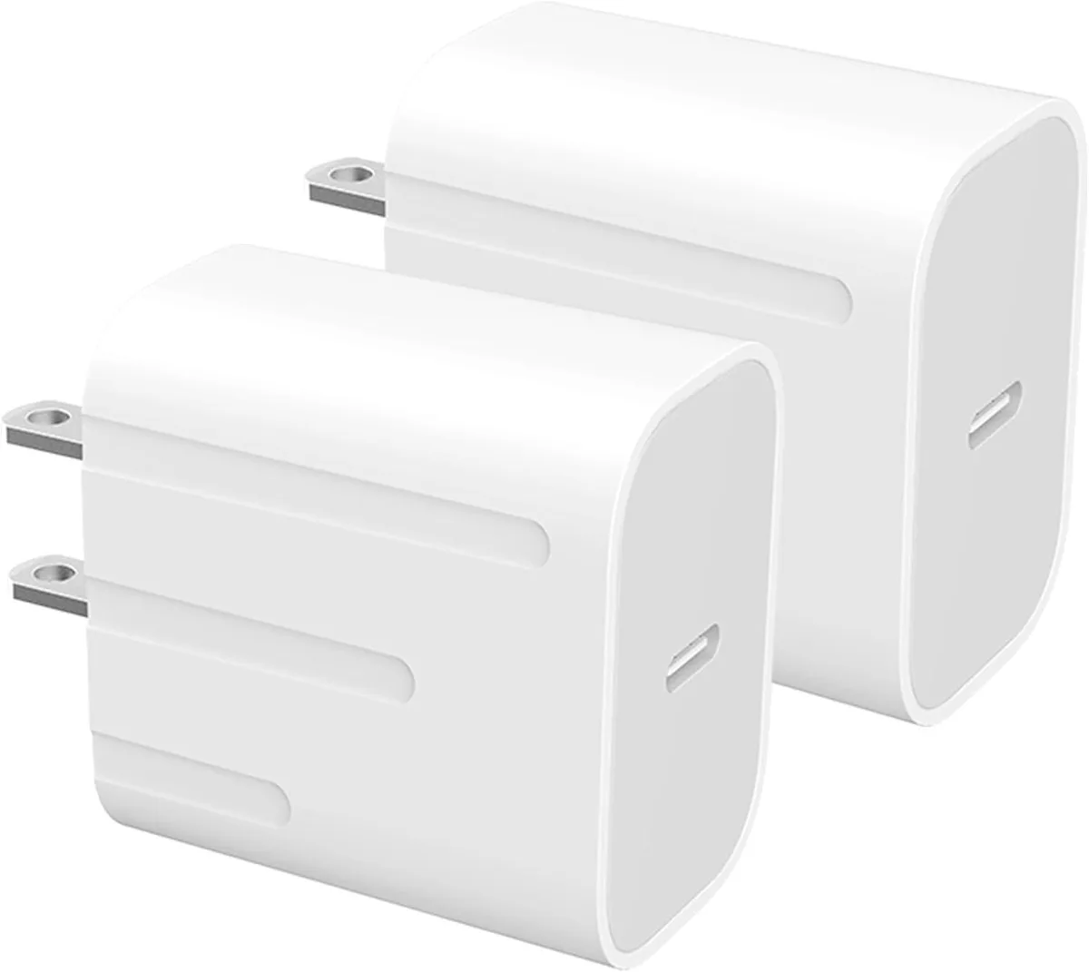 Elestur Elestur 20W USB-C Charger 2 Pack White — product photo