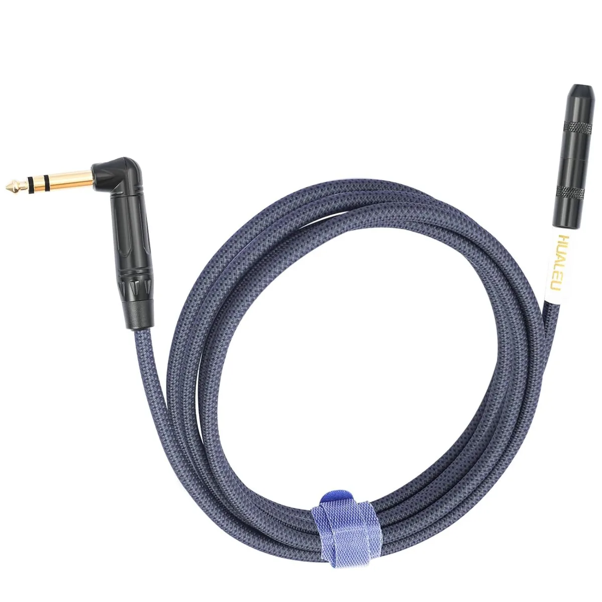 Brainwavz Brainwavz 15FT Right Angle 6.35MM TRS Stereo Male to Female Audio Extension Cord — product photo