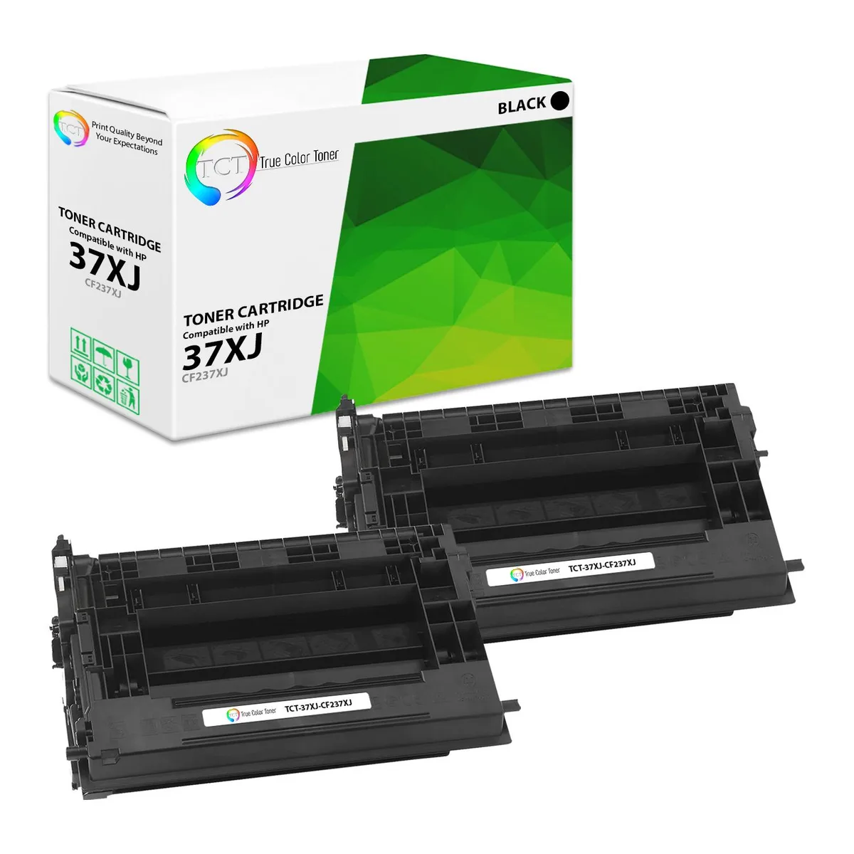 True Color Toner True Color Toner CF237X 2-pack black toner cartridge 30000 pages — product photo