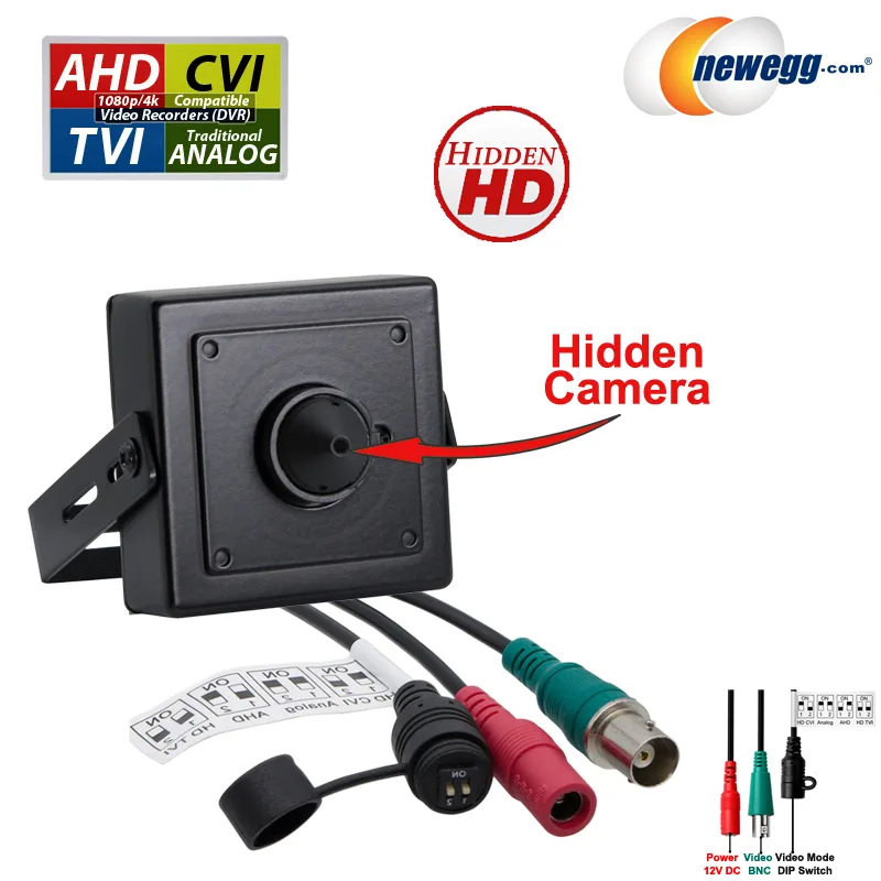 Evertech USA Evertech USA 1080p 4-in-1 AHD TVI CVI analog camera 3.7mm pinhole lens — product photo