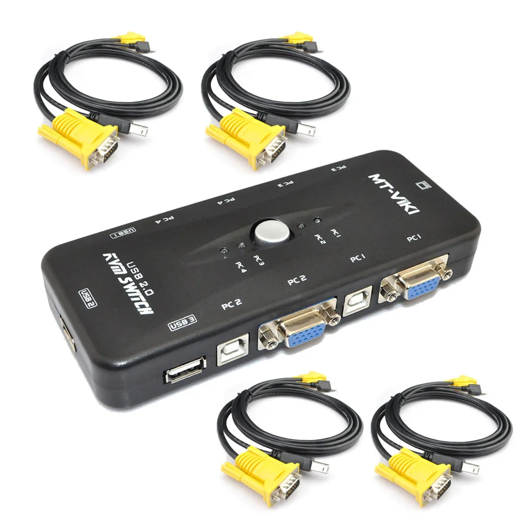 iKKEGOL iKKEGOL 4 Port USB KVM Switch 1920 x 1440 — product photo