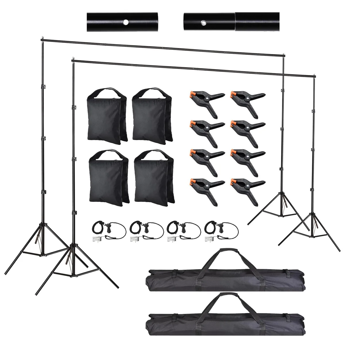 Yescom USA, Inc. Yescom USA, Inc. 01BST002-108-06.V3X2 8.5x10ft Background Stand Kit 2 Packs — product photo