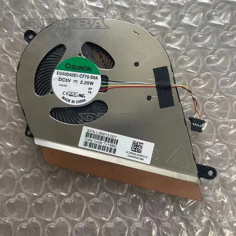 DBTLAP DBTLAP CPU Fan EG50040S1-CF70-S9A for HP Chromebook x360 14-DA G1 — product photo