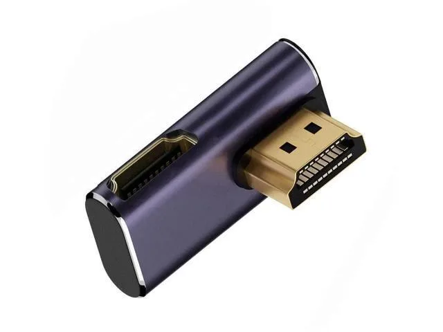 Manw Manw Vertical Left Down 90 Degree Low Profile HDMI 2.1 Adapter 8K@60Hz — product photo