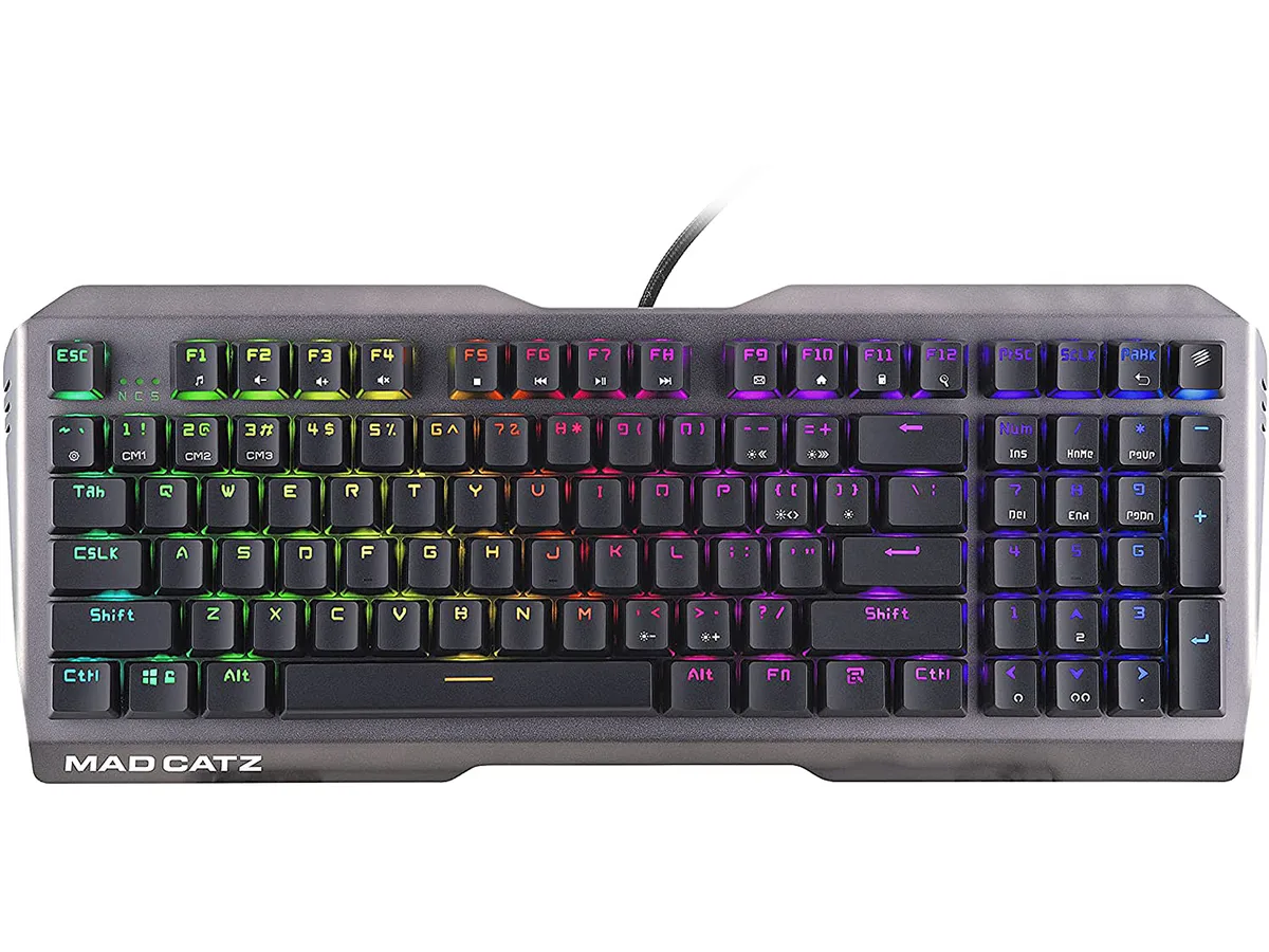 MAD CATZ MAD CATZ S.T.R.I.K.E. 13 Chameleon RGB Mechanical Gaming Keyboard Cherry MX Red 96-key — product photo