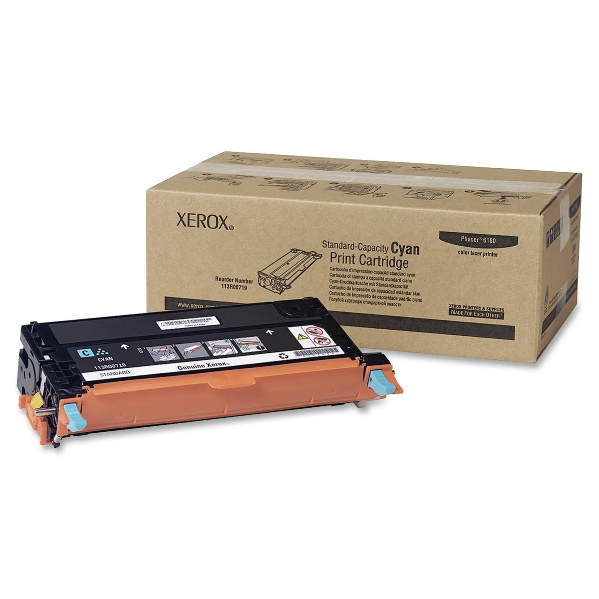 XEROX XEROX 113R00719 Cart XER113R00719 Cyan Toner Cartridge 2000 Pages — product photo