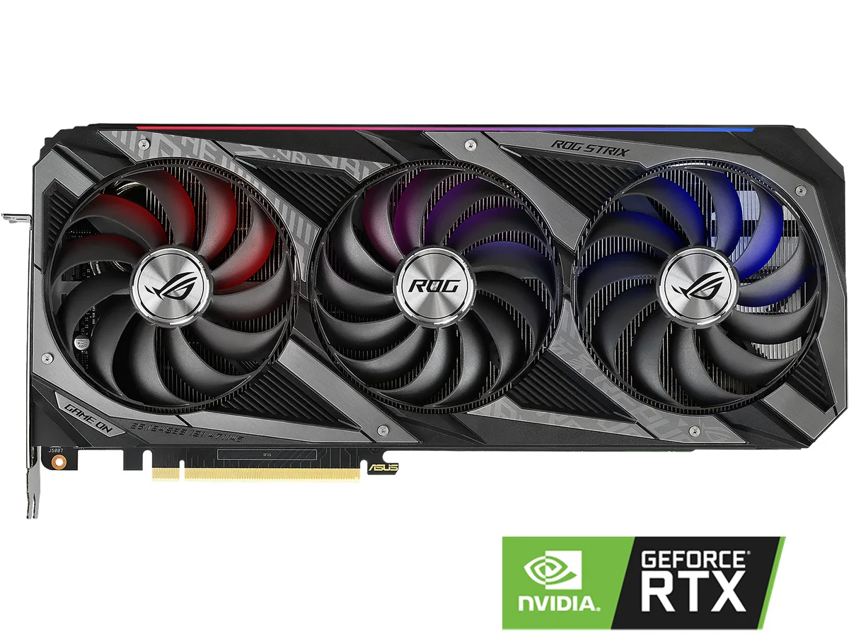ASUS ASUS STRIX-RTX3060TI-O8G graphics card — product photo