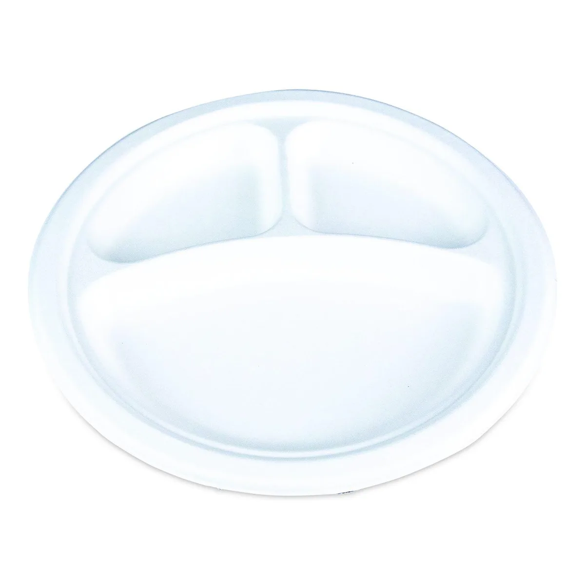 SOUTHERN CHAMPION TRAY SOUTHERN CHAMPION TRAY 3-Compartment Plate 10" White 500 cleaning — product photo