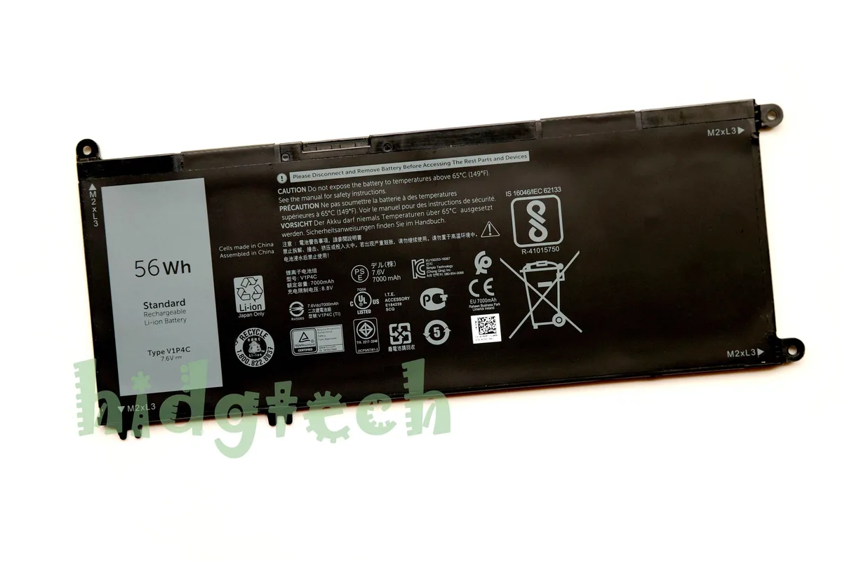 Beisite Beisite V1P4C 56Wh laptop battery for Chromebook 13 3380 Inspiron 7486 — product photo
