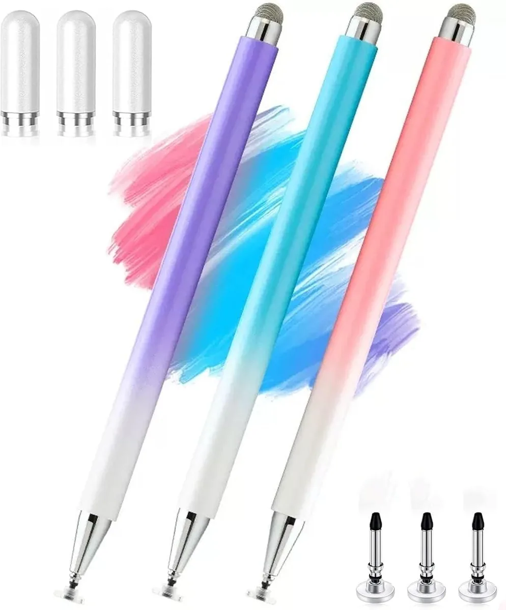  fllynewrite 2-in-1 Stylus Pen Pink+Purple+Blue — product photo