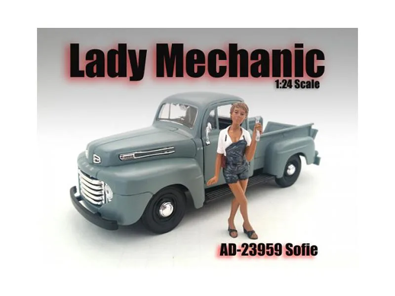 American Diorama American Diorama Lady Mechanic Sofie Figure 1:24 Scale — product photo