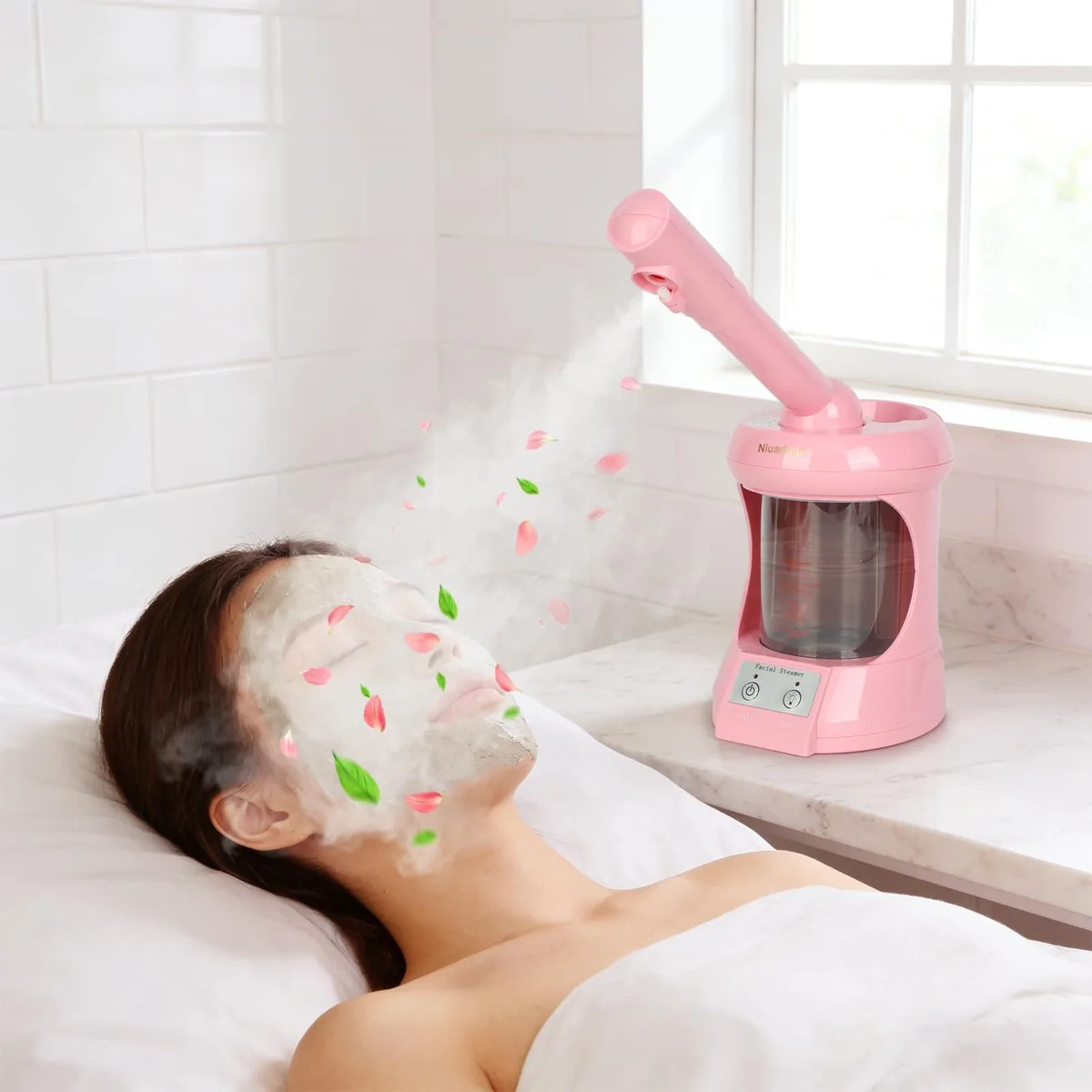  Niuadage FS-005 Facial Steamer 350 ml 350 W Pink — product photo