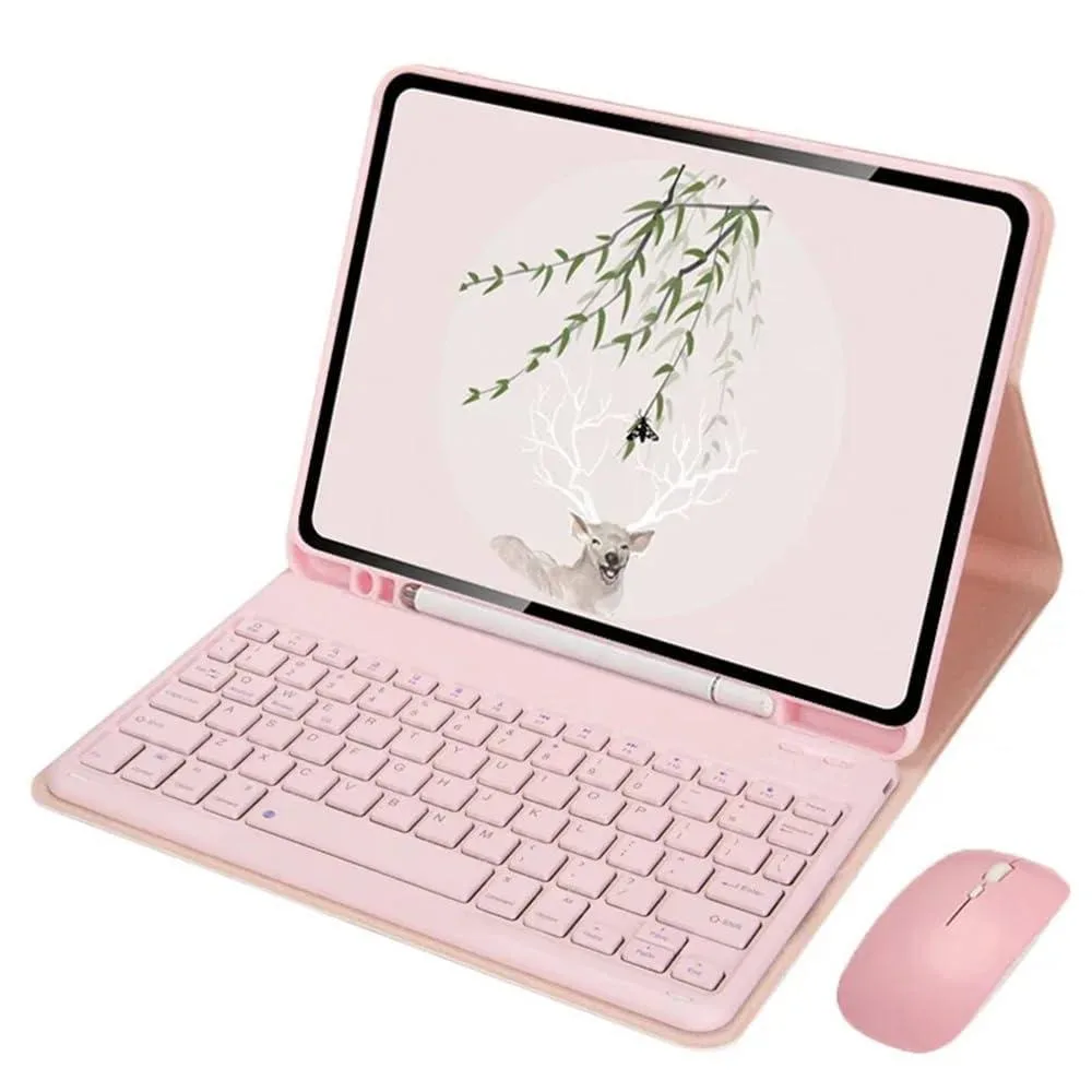 Timoom Timoom Keyboard Mouse Folio Case Pink 10.5 SM-X200/X205/X207 — product photo