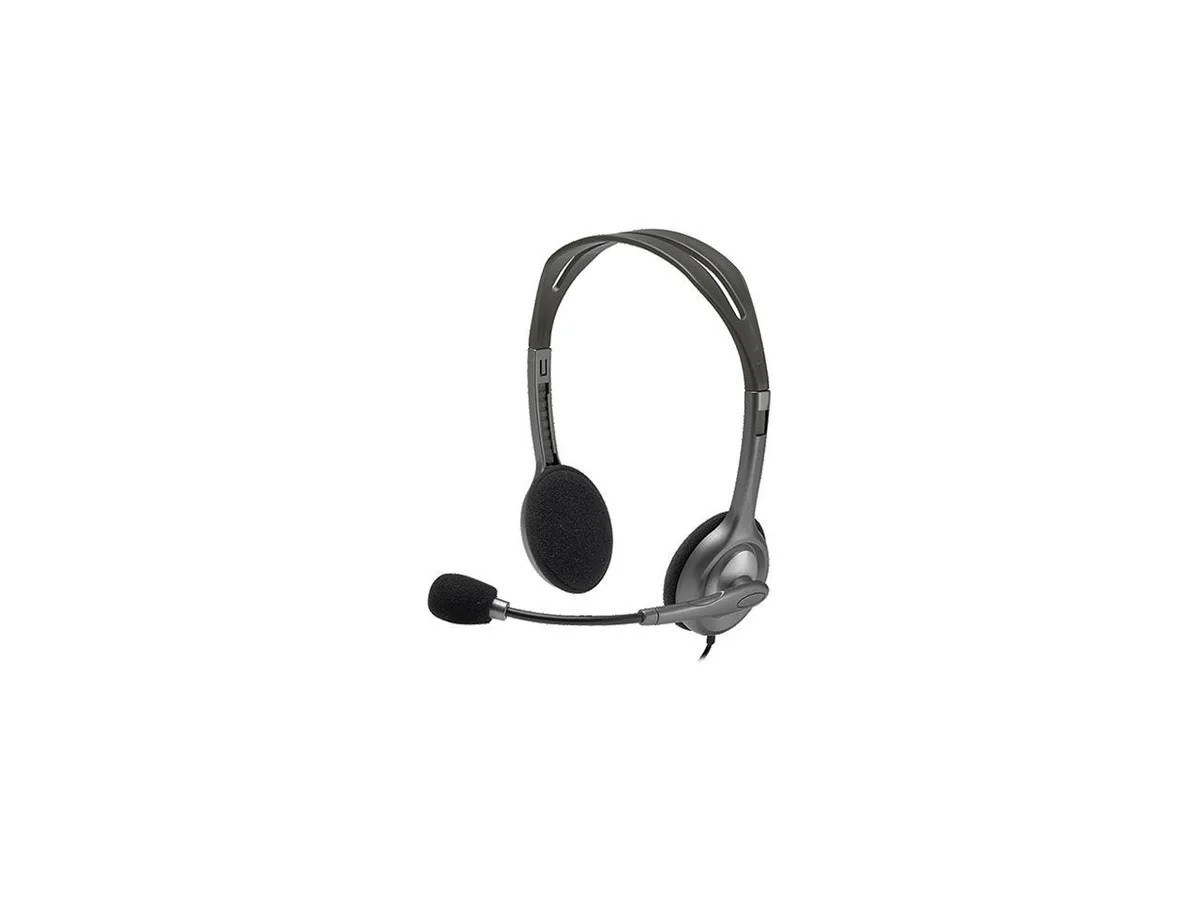 Logitech Logitech H111 Stereo Headset 3.5mm 5.9 ft Gray — product photo