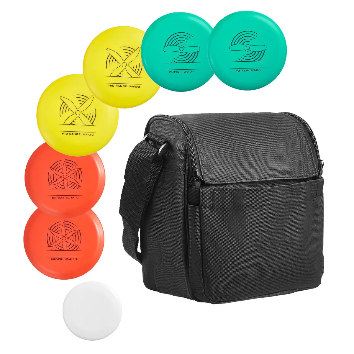 VEVOR VEVOR Disc Golf Set 6+1 Discs TPE Backpack JY005-S70002 — product photo
