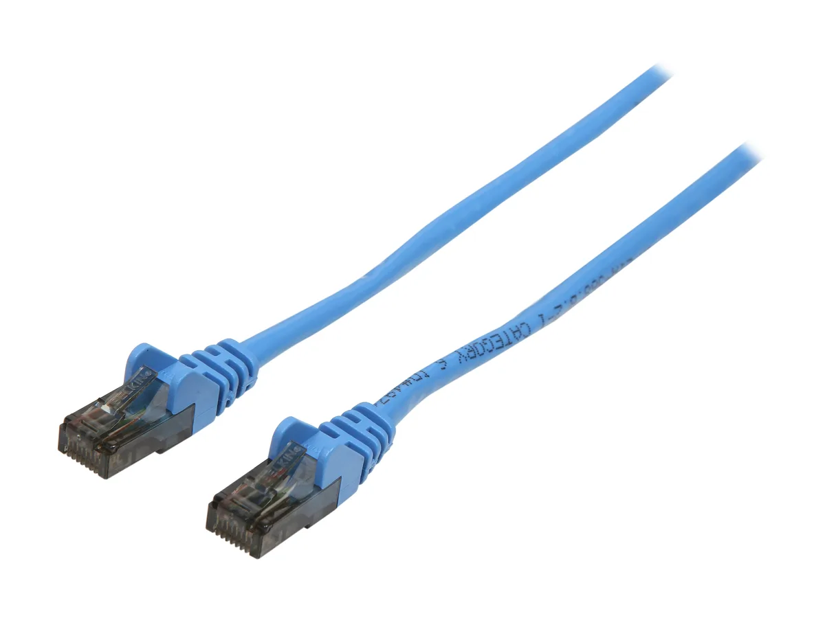 Belkin Belkin A3L980B14-BLU-S Cat 6 network ethernet cable 14 ft Blue — product photo