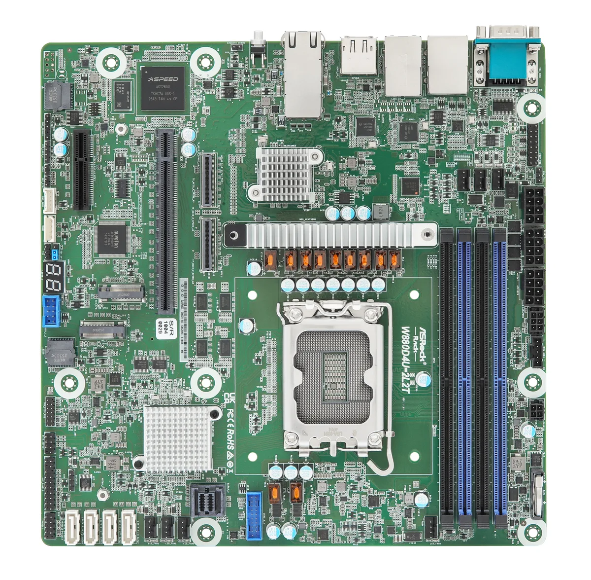 ASRock Rack ASRock Rack W880D4U-2L2T server motherboard — product photo