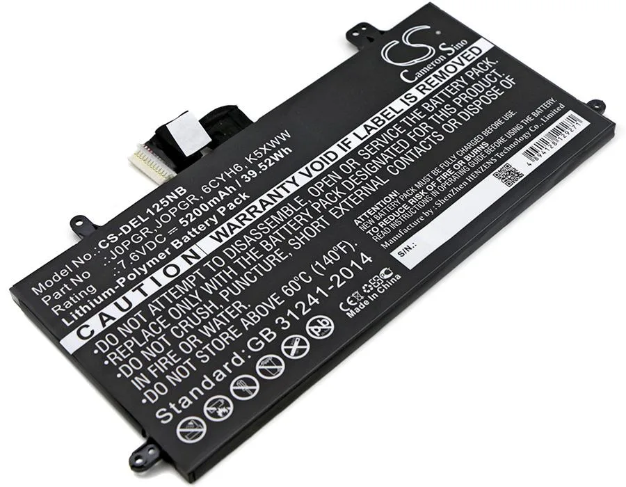 Cameron &amp; Co Cameron &amp; Co DS-CS-DEL125NB laptop battery 5200mAh 7.6V Li-Polymer — product photo