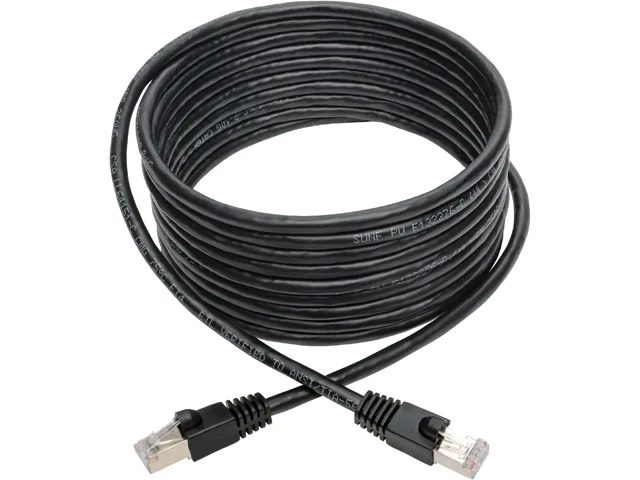 Tripp Lite Tripp Lite N262-015-BK Cat6a 10G Shielded STP Ethernet Cable 15 ft Black — product photo