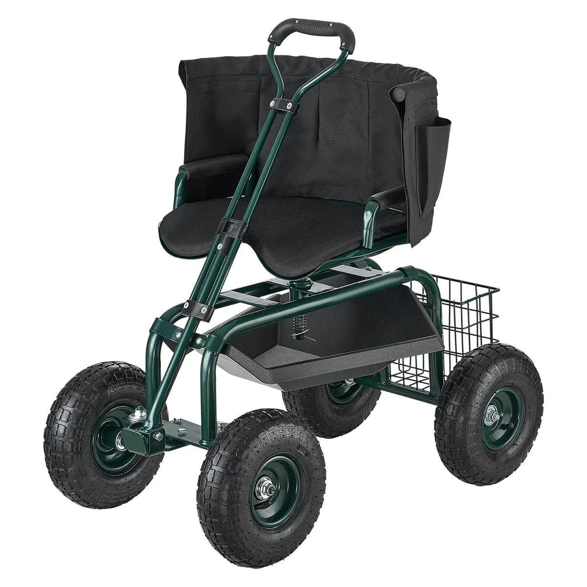VEVOR VEVOR TC4502F Rolling Garden Seat 400lb 360° Swivel 10in Tires — product photo
