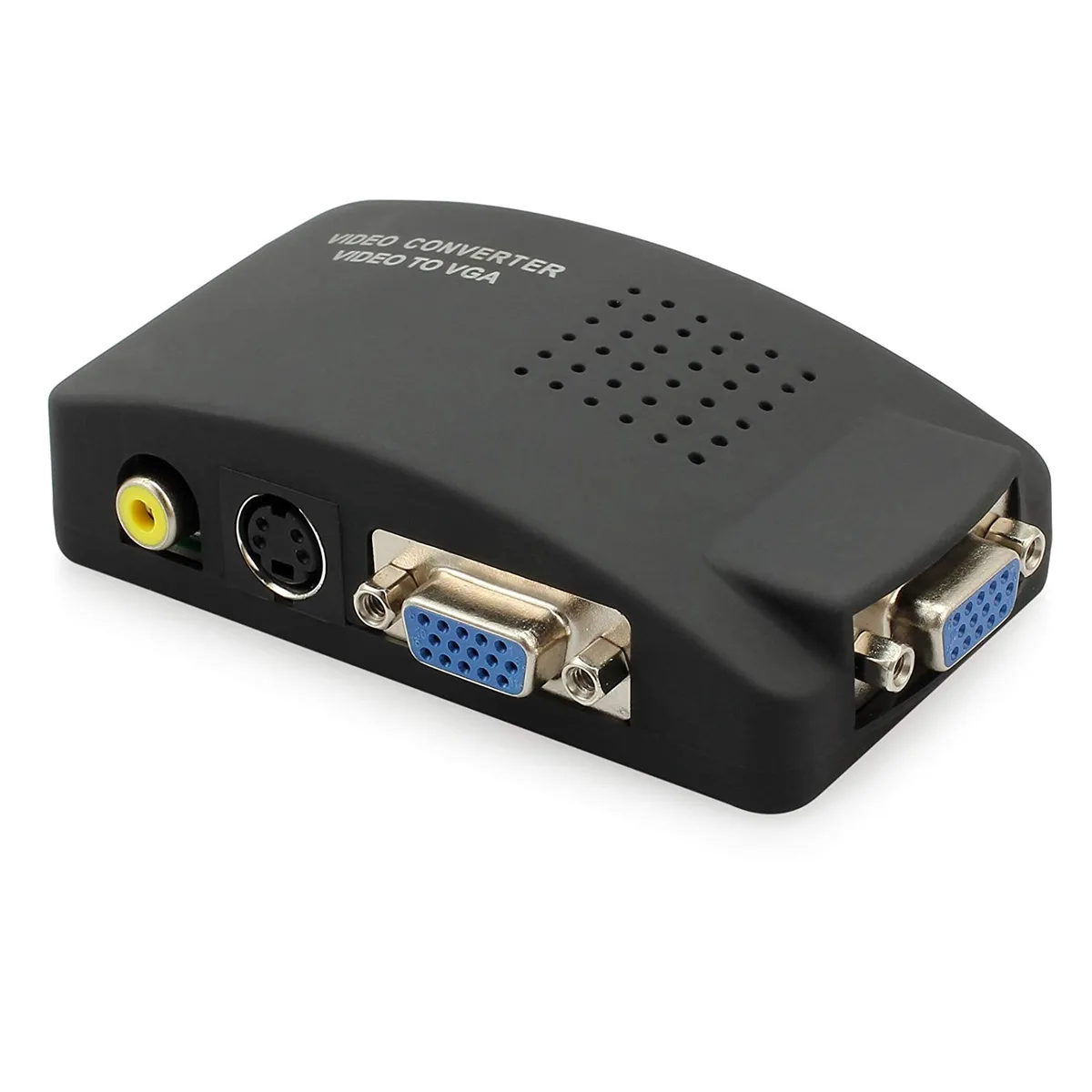 Corn Electronics Corn Electronics S-Video to VGA Converter Box Black — product photo