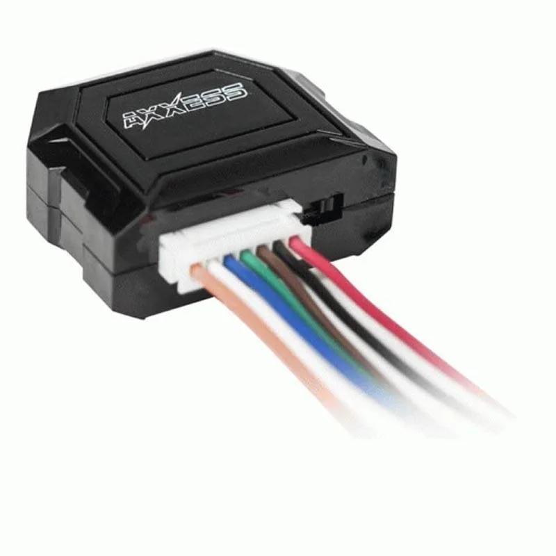 Small black rectangular module with wire terminals