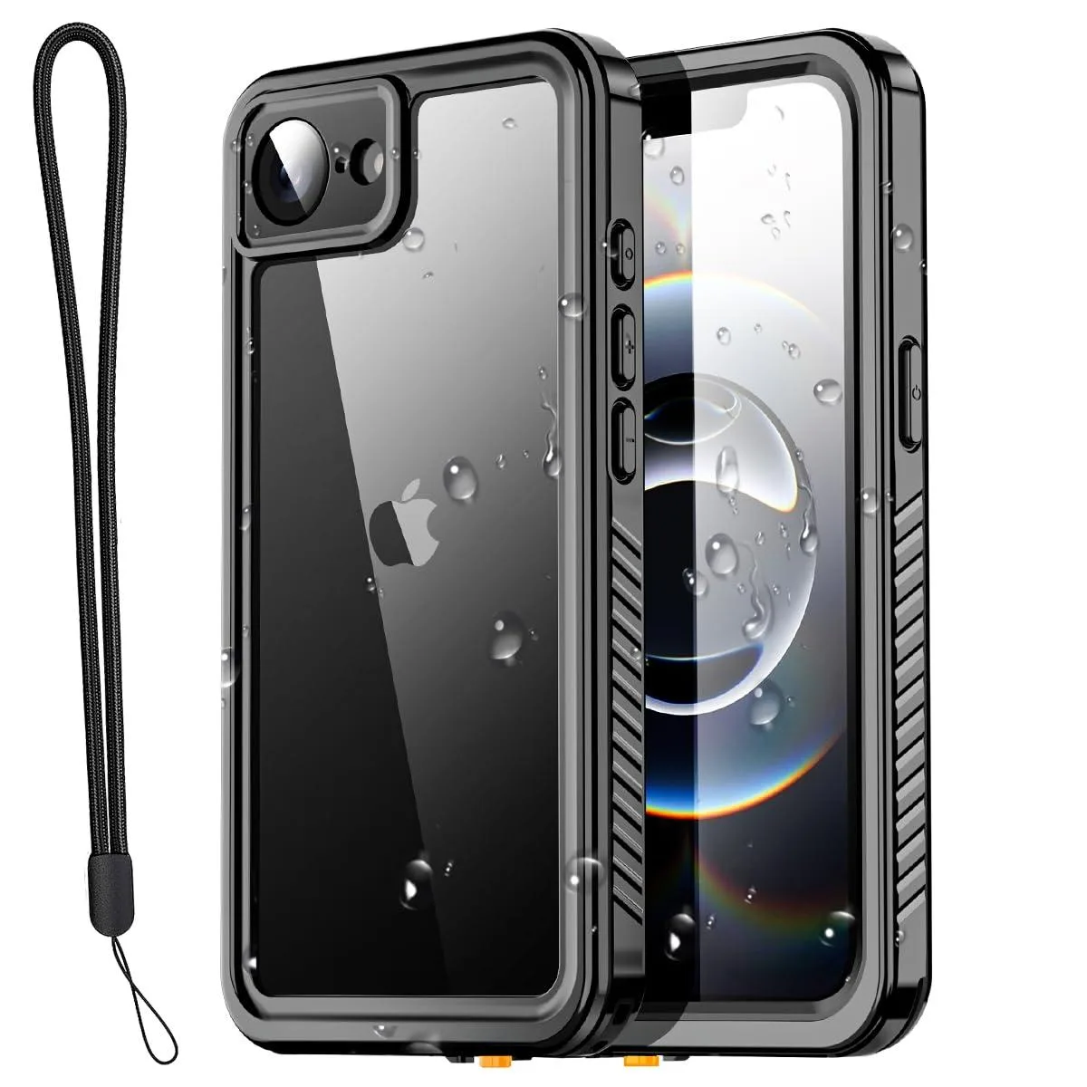  AICase BF500-WP Waterproof Case for iPhone 16e/17e Clear IP68 — product photo